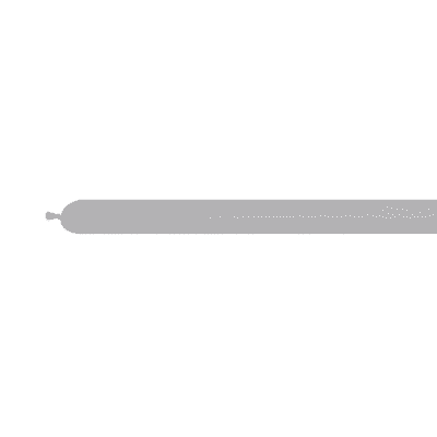 Fashion Grey 260 Balloons (Nozzle Up) - Sempertex 260 Balloons 50pcs