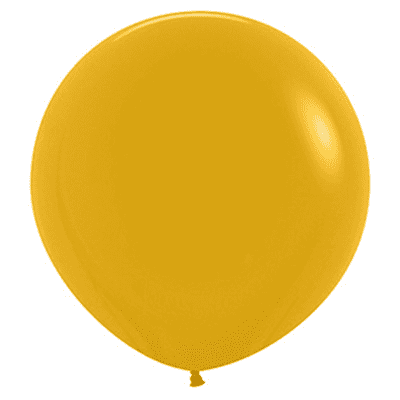 Fashion Mustard 24 inch Balloons - Sempertex 24