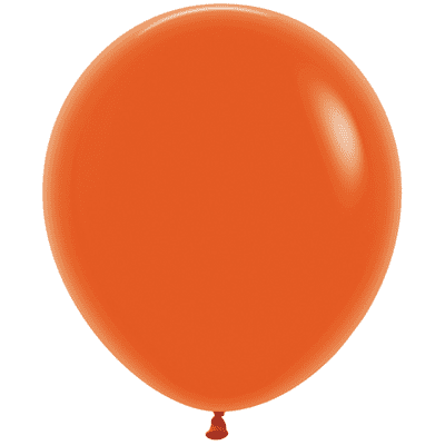 Fashion Orange 18 inch Balloons - Sempertex 18