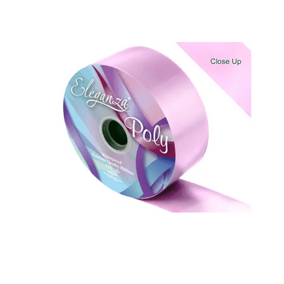 Fashion Pink Poly Ribbon 50mm x  91m (Eleganza) 1pc