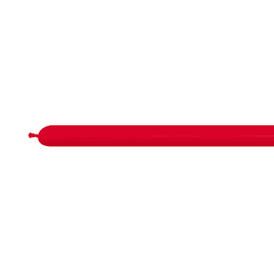 Fashion Red 260 Balloons (Nozzle Up) - Sempertex 260 Balloons 50pcs