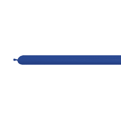 Fashion Royal Blue 260 Balloons (Nozzle Up) - Sempertex 260 Balloons 50pcs