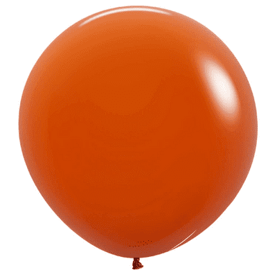 Fashion Sunset Orange 24 inch Balloons - Sempertex 24