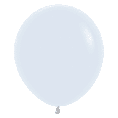 Fashion White 18 inch Balloons - Sempertex 18