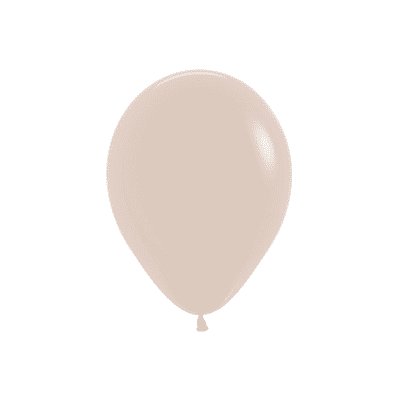 Fashion White Sand 5 inch Balloons - Sempertex 5