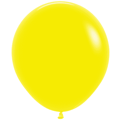 Fashion Yellow 18 inch Balloons - Sempertex 18