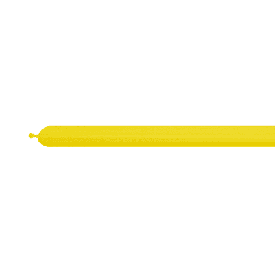 Fashion Yellow 260 Balloons (Nozzle Up) - Sempertex 260 Balloons 50pcs