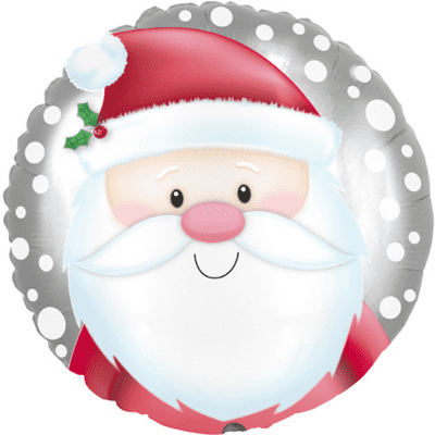 Festive Santa Foil Balloon (18