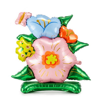 Flowers Standing Foil Balloon 1pc (PartyDeco 34