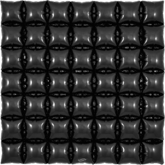 Foil Waffle Panel - Black (36