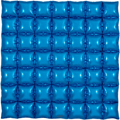 Foil Waffle Panel - Blue (36