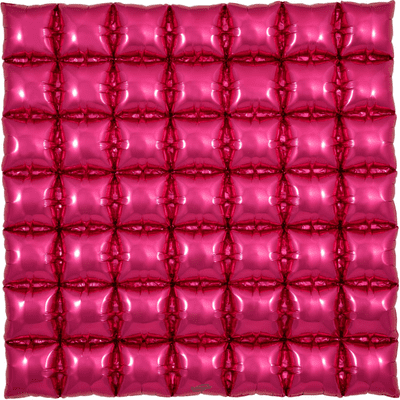 Foil Waffle Panel - Fuchsia (36