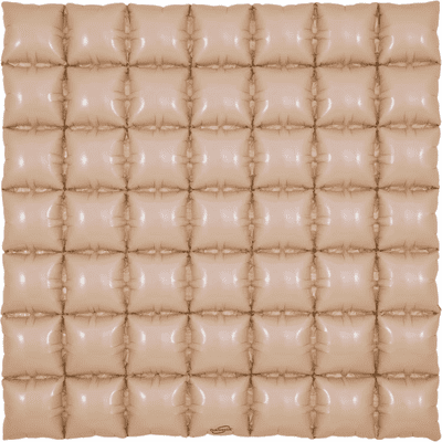 Foil Waffle Panel - Nude (36