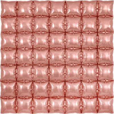 Foil Waffle Panel - Rose Gold (36