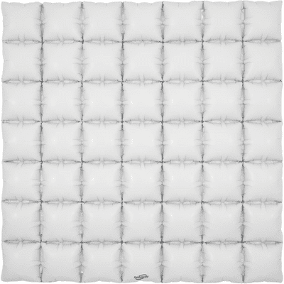 Foil Waffle Panel - White (36