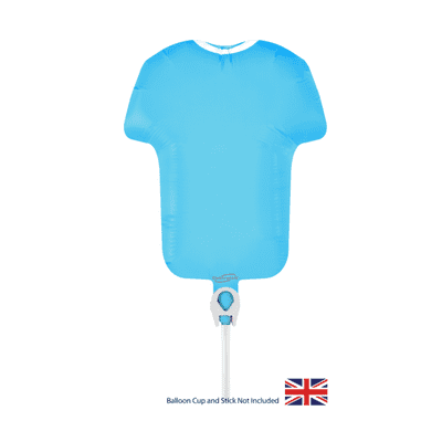 Football Shirt Light Blue Foil Balloon (11