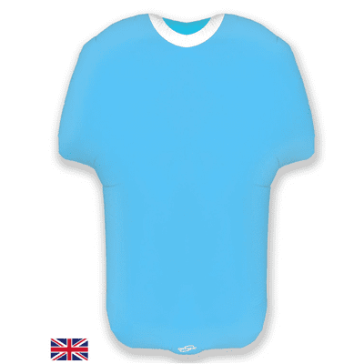 Football Shirt Light Blue Foil Balloon 1pc (Oaktree 24