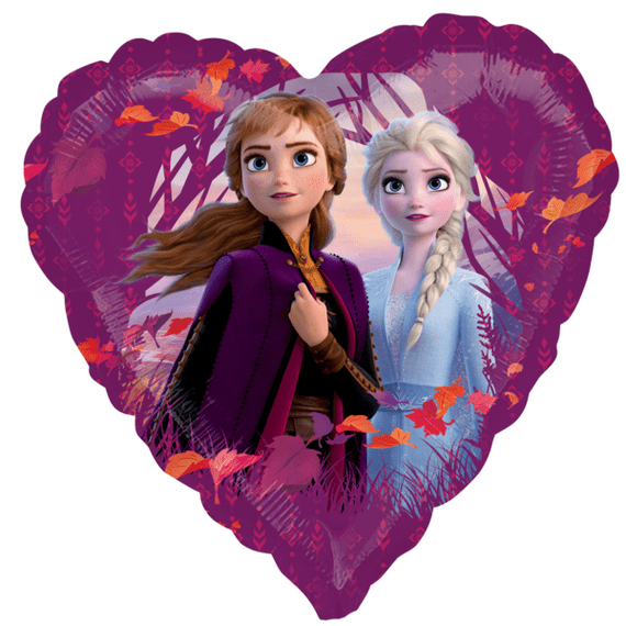 Frozen 2 Heart Foil Balloon - Frozen II Balloons