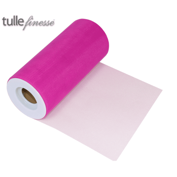 Fuchsia Tulle Ribbon 6