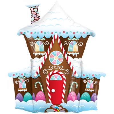 Gingerbread House - Large Christmas Balloon (37