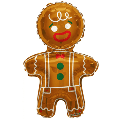 Gingerbread Man Foil Balloon (36