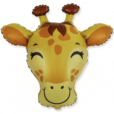 Giraffe Head Large Foil Balloon 1pc (Flexmetal 31
