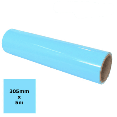 Gloss Vinyl - Arctic Blue 5m roll - Ritrama 305mm