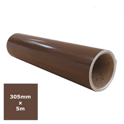 Gloss Vinyl - Brown 5m roll - Ritrama 305mm