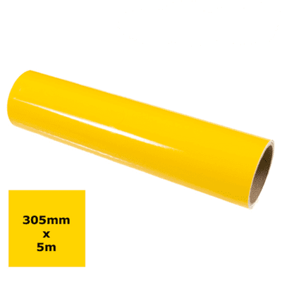 Gloss Vinyl - Dark Yellow 5m roll - Ritrama 305mm