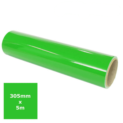 Gloss Vinyl - Grass Green 5m roll - DeTape 305mm