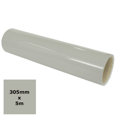 Gloss Vinyl - Grey 5m roll - Ritrama 305mm