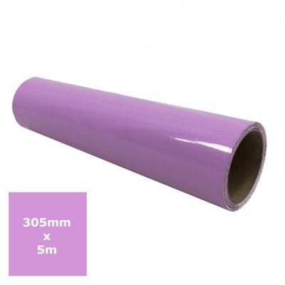 Gloss Vinyl - Lilac 5m roll - DeTape 650 - 305mm