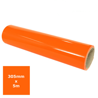 Gloss Vinyl - Orange 5m roll - Ritrama 305mm