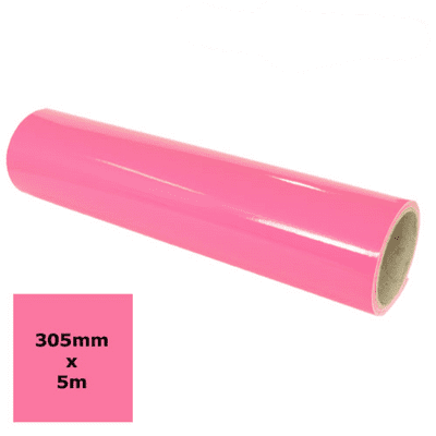 Gloss Vinyl - Pink 5m roll - Ritrama 305mm