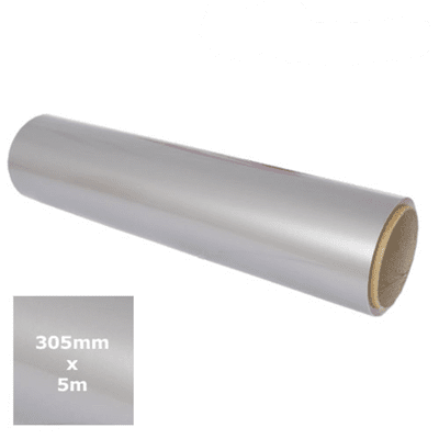 Gloss Vinyl - Silver 5m roll - Ritrama 305mm