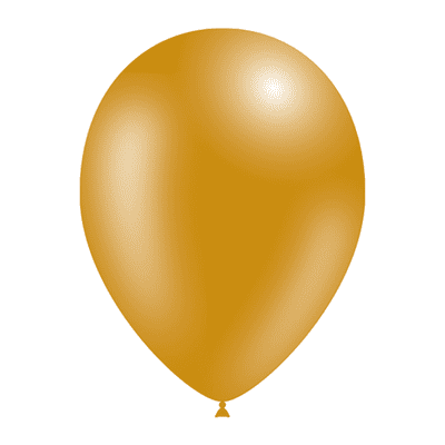 Gold 5 inch Balloons - Decotex 5