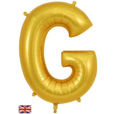 Gold Letter G Balloon - Foil Letter Balloon 1pc (34