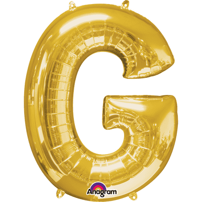 Gold Letter G Mini-Foil Balloon (16