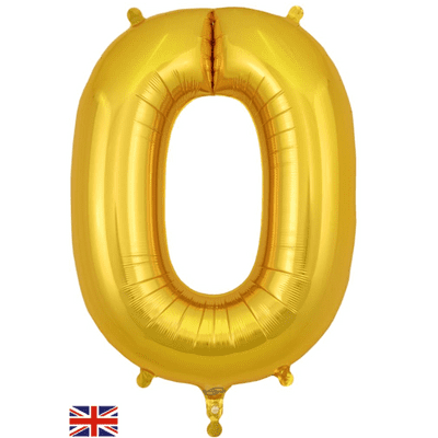 Gold Letter O Balloon - Foil Letter Balloon 1pc (34