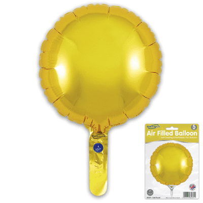Gold Mini Foil Balloon (9