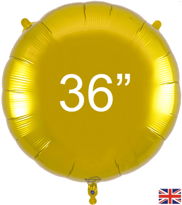 Gold Round Foil Balloon (36