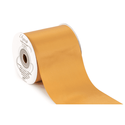 Gold Single Faced Sash Ribbon 100mm x  50m (Eleganza) 1pc