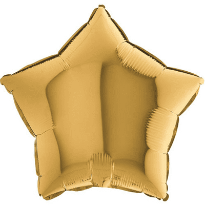Gold Star Foil Balloon (18