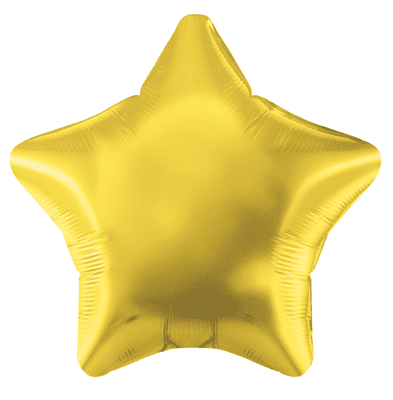 Gold Star Foil Balloon (19