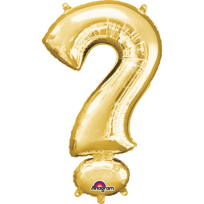 Gold Symbol ? Mini-Foil Balloon (16