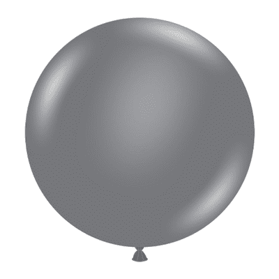 Gray 17 inch Balloons - Tuftex 17