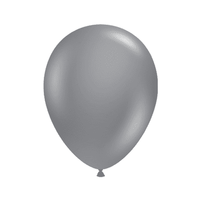 Gray 5 inch Balloons - 5