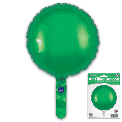 Green Mini Foil Balloon (9