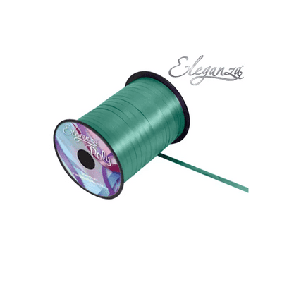 Green Ribbon for Balloons (Eleganza 500 yards x 5mm) 1pc