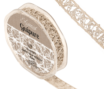 Guipure Lace Ribbon 15mm x 10m Vintage (Eleganza) 1pc
